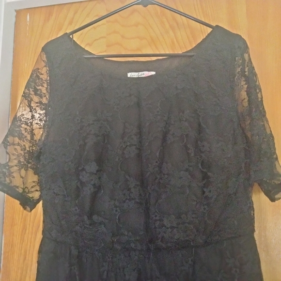 Love Squared Black Lace Dress Size XXL - Picture 2 of 10